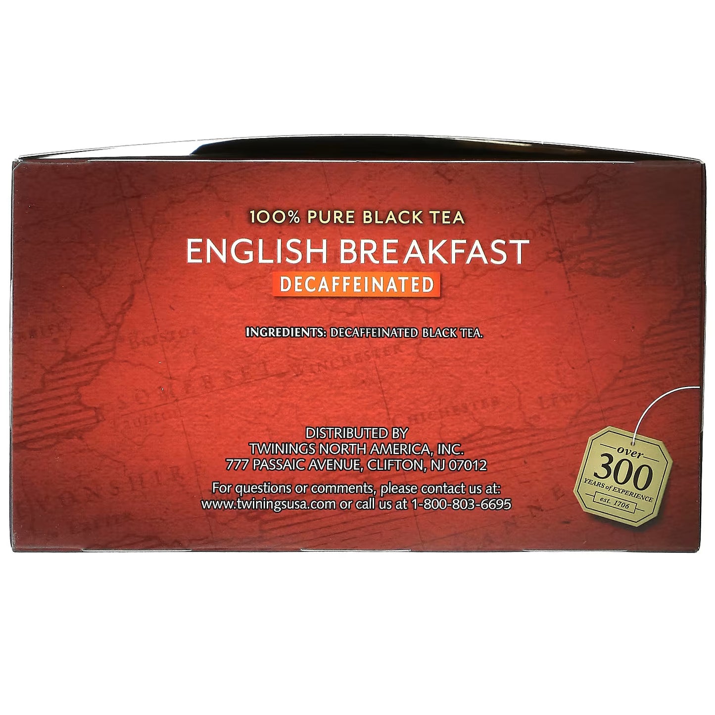 Twinings, English Breakfast, Black Tea, Decaffeinated, 50 Tea Bags, 3.53 oz (100 g)