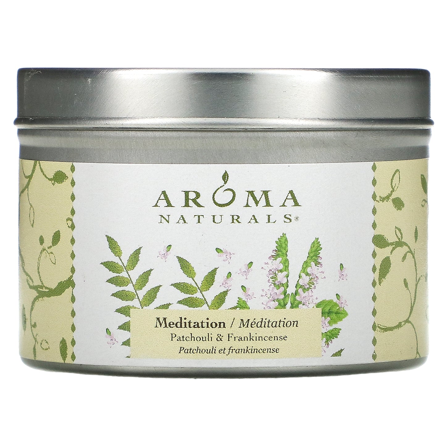 Aroma Naturals, Soy VegePure, Travel Tin Candle, Tranquility