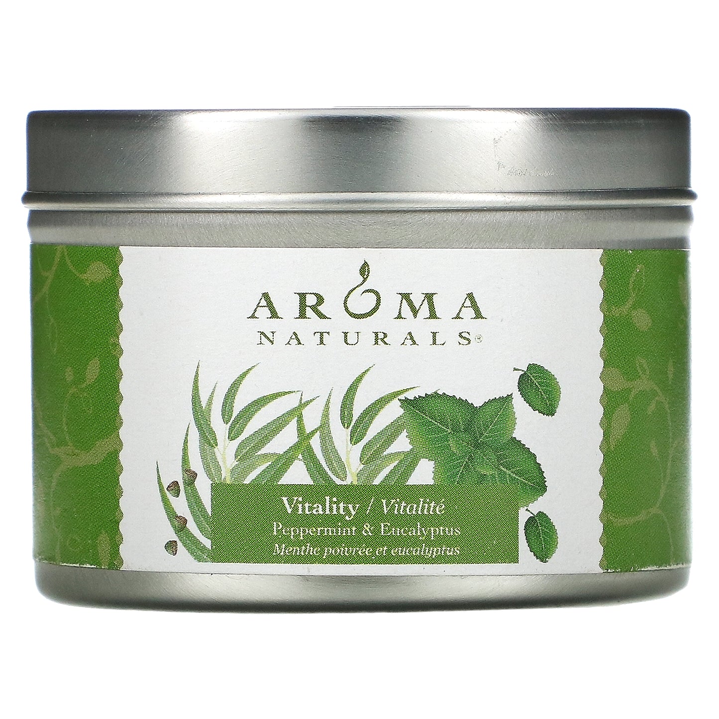 Aroma Naturals, Soy VegePure, Travel Tin Candle, Tranquility