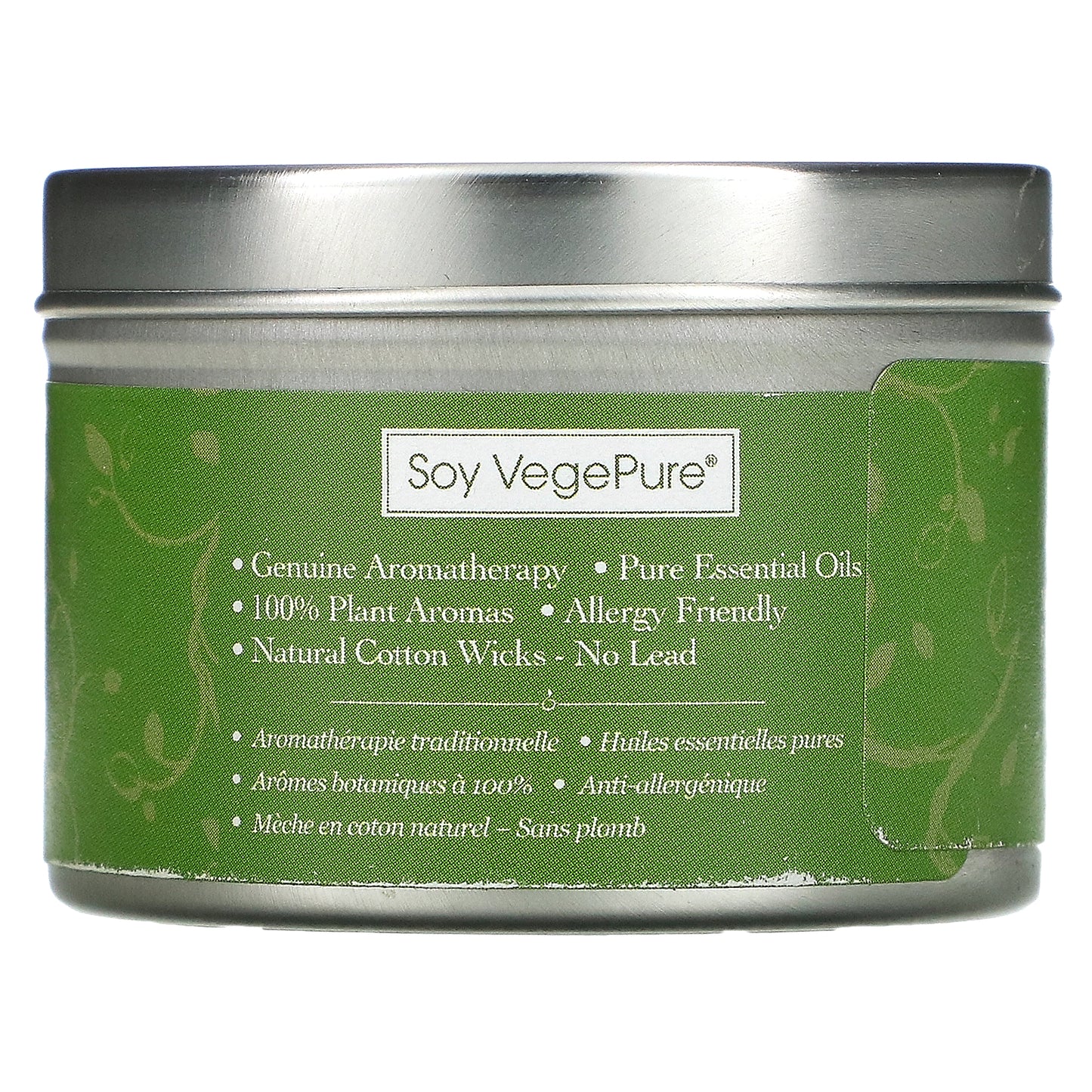 Aroma Naturals, Soy VegePure, Travel Tin Candle, Tranquility