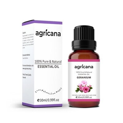 Agricana Geranium Natural &100% Pure Essential Oil (30ml)