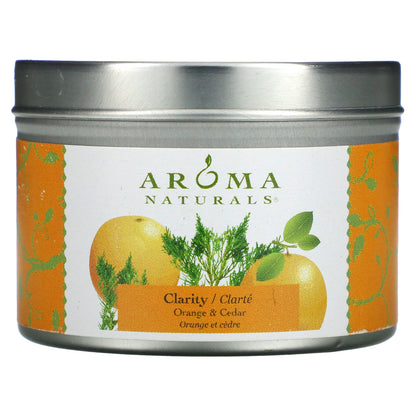 Aroma Naturals, Soy VegePure, Travel Tin Candle, Tranquility