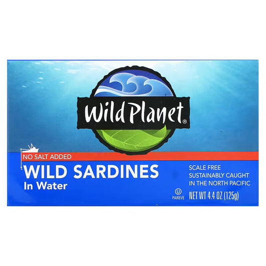 Wild Planet, Wild Sardines 4.4 oz (125 g)