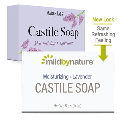 Mild By Nature, Castile Bar Soap, Lavender, 5 oz (141 g)