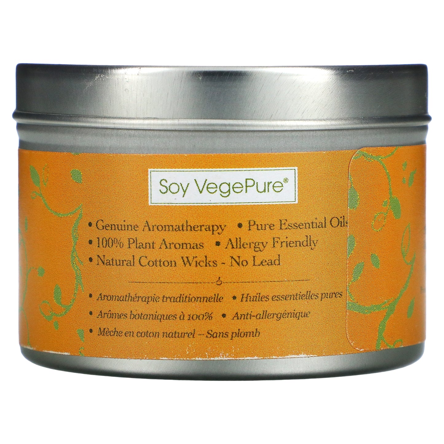 Aroma Naturals, Soy VegePure, Travel Tin Candle, Tranquility