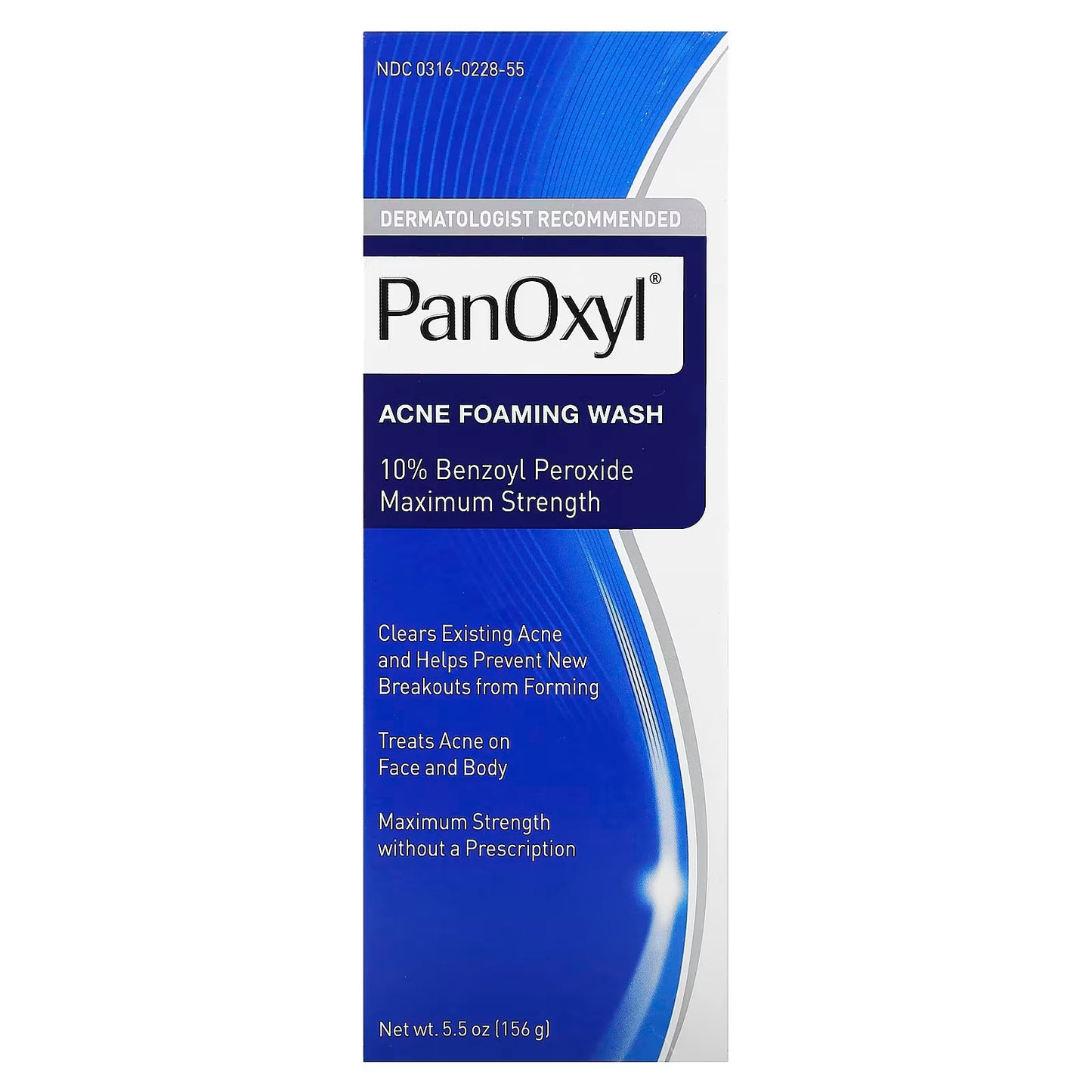 PanOxyl, Acne Foaming Wash 5.5 oz (156 g)