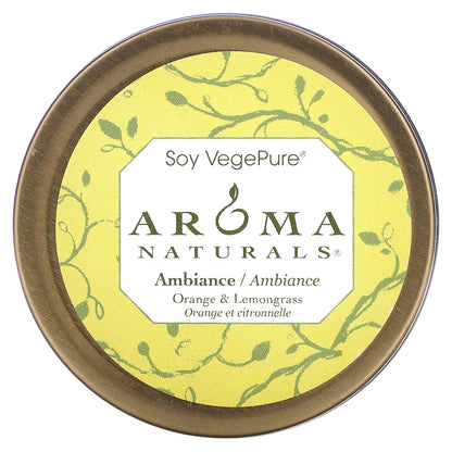 Aroma Naturals, Soy VegePure, Travel Tin Candle, Tranquility