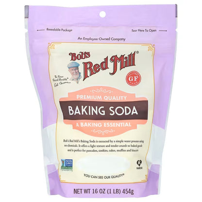 Bob's Red Mill, Baking Soda, 1 lb (454 g) x3 PACKETS