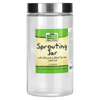 NOW Foods, Sprouting Jar, 1/2 Gallon