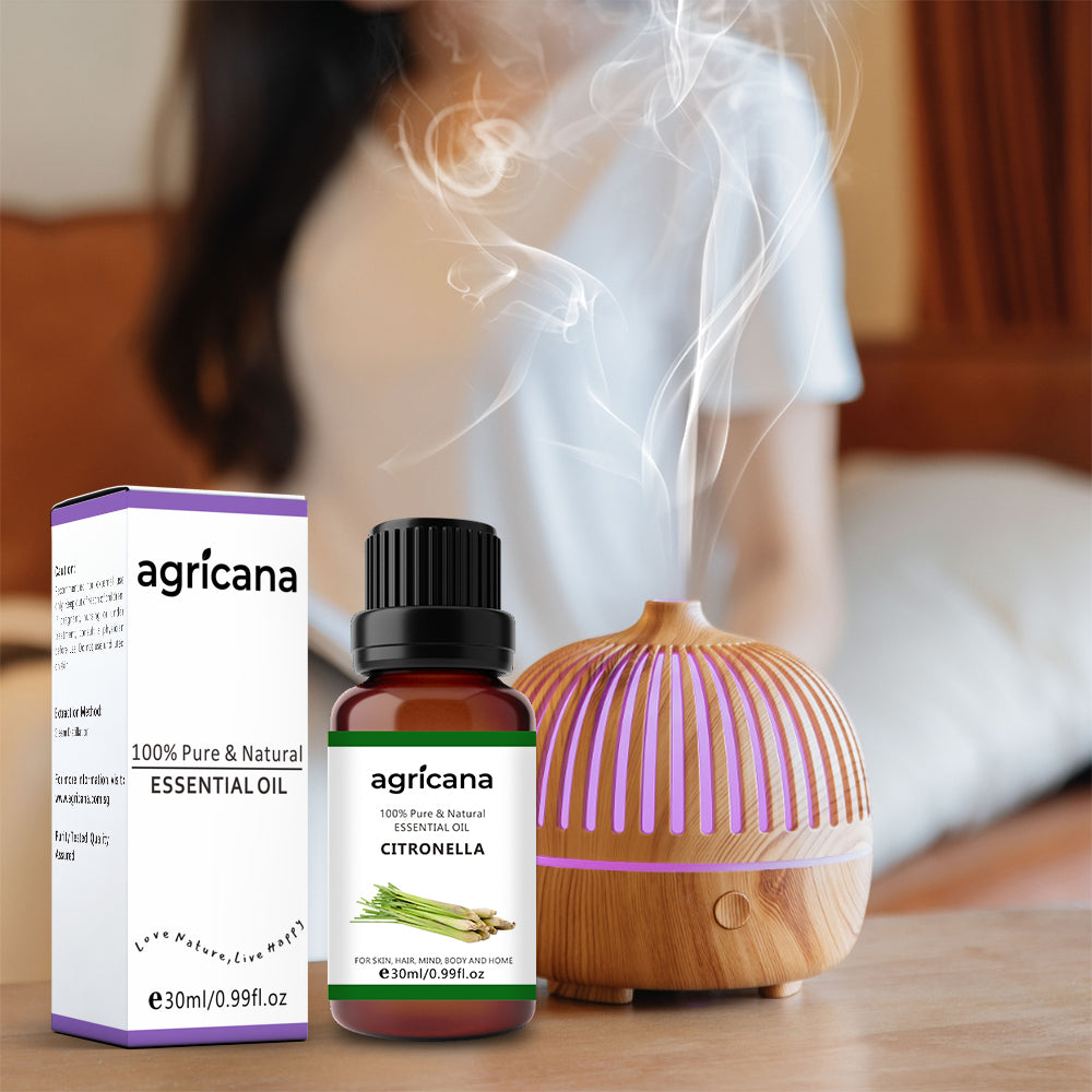 Agricana Citronella Essential Oil 100% Pure & Natural Premium Therapeutic Grade